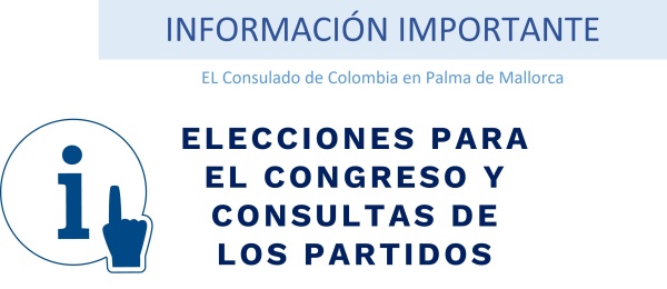 ELECCIONES PARA EL CONGRESO Y CONSULTAS DE LOS PARTIDOS 